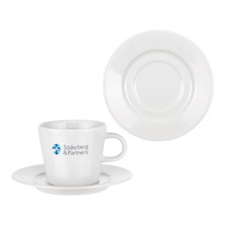 Espressokopp 8cl m. fat, Vit 12-pack