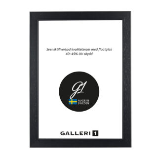 Fotoram svartfärgad trä 40x50cm
