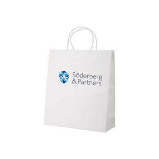 Vit papperskasse Small