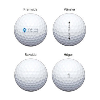 Golfboll WL2 SOFT+ vit 1 dussin