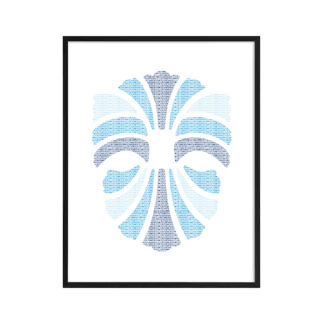 Poster 40x50cm logo m värderingar