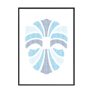 Poster 50x70cm logo m värderingar