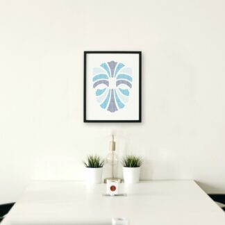 Poster 40x50cm logo m värderingar